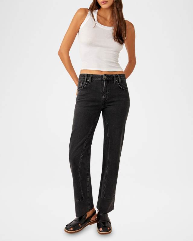 We The Free Risk Taker Mid-Rise Jeans